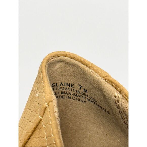 BareTraps Ankle Boots‎ Size 7 Tan Block Heel Cushioned Insole Lightweight NEW - Picture 9 of 10